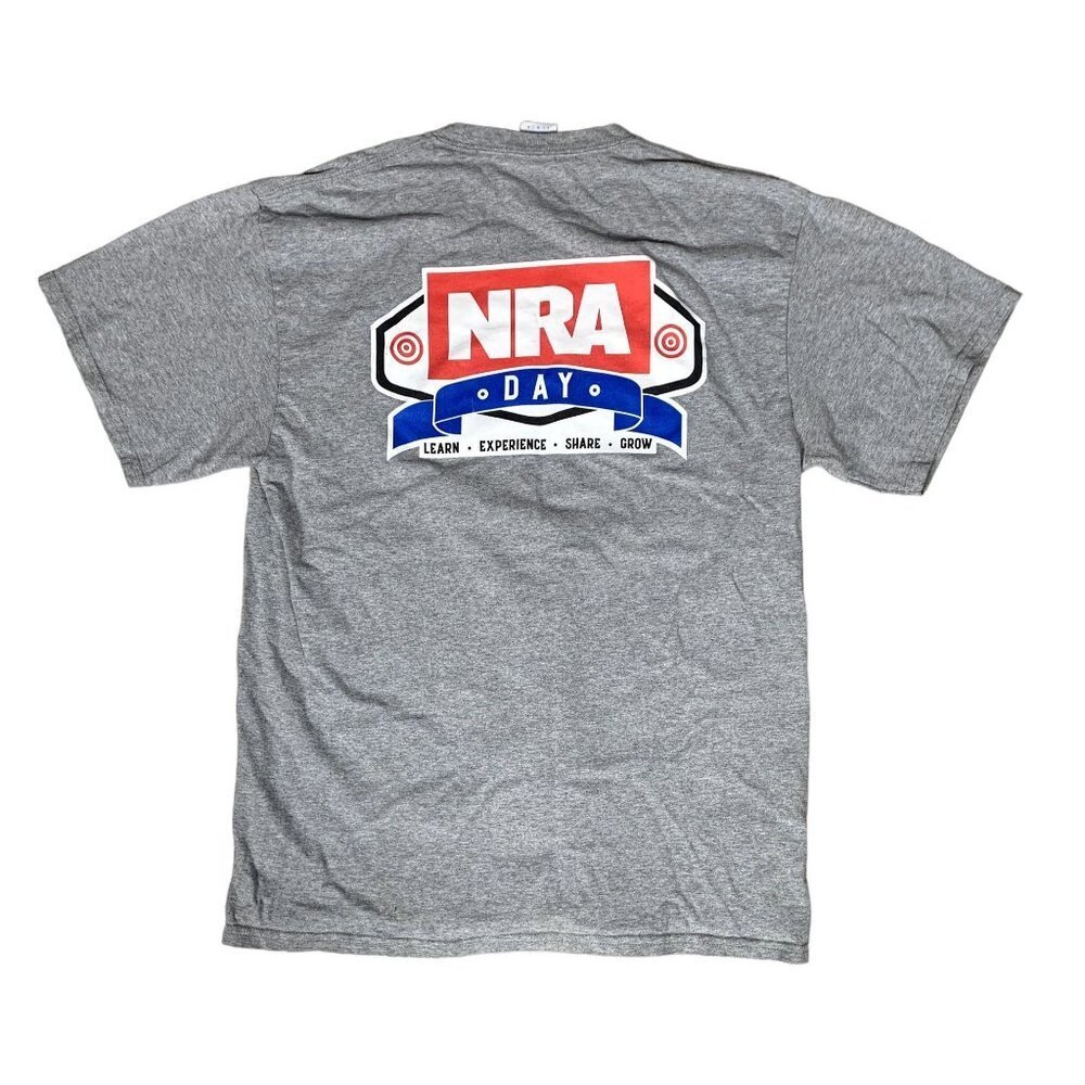 NRA Day Learn Experience Share Grow T-Shirt Size Large - Picture 1 of 4